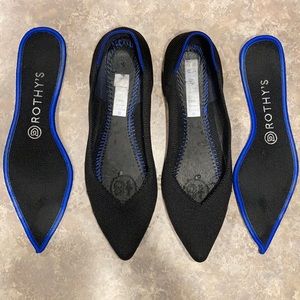 Rothy’s Black Point Size 8.5 GUC